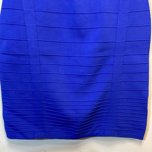 #0083 Never Worn Rock & Republic Spandex Fitted Royal Blue Textured Mini-M - Picture 4 of 9